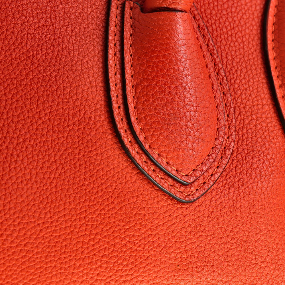 Celine Luggage Bag Grainy Leather Mini #203172C12B - Picture 6 of 9